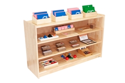 Medium Rubberwood Shelf w/ Back