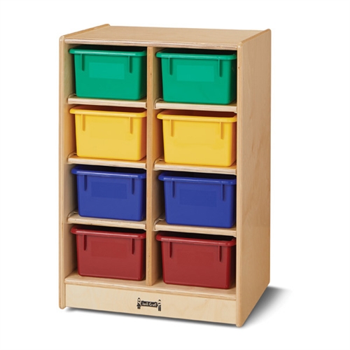 Montessori Materials - 8 Cubbie-Tray Mobile Unit