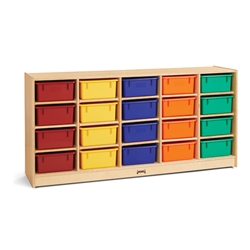 Montessori Materials - 20 Tub Mobile Storage