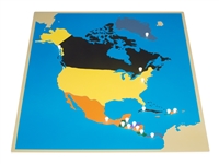 Puzzle Map of North America