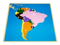 Puzzle Map of South America