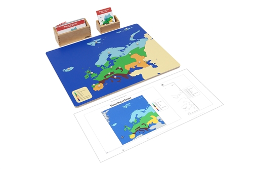 Biomes of Europe Puzzle Map Complete Set