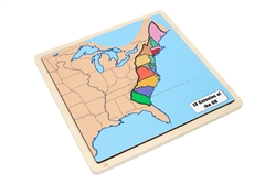 13 Colonies of the US Puzzle