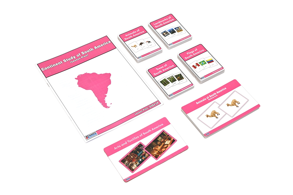 South America Continent Study Curriculum (Printed, Laminated & Cut)