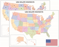 USA Major Highways Study - Complete Set