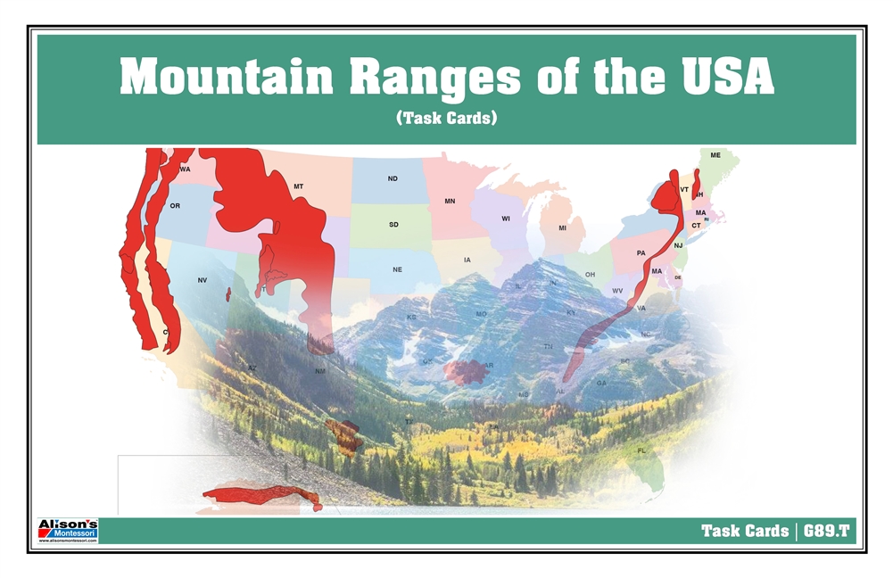 Mountain Ranges of the USA