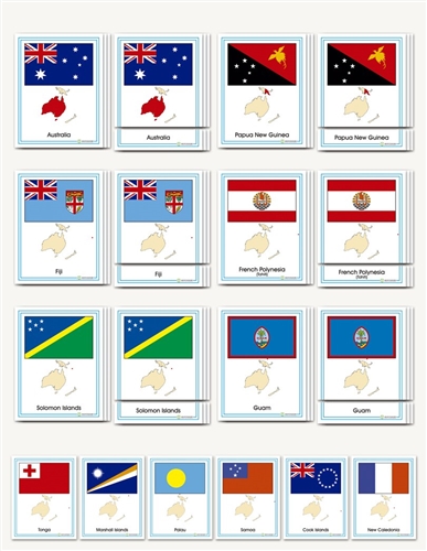 Flags of Oceania