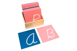 Uppercase Sandpaper Letters: Cursive