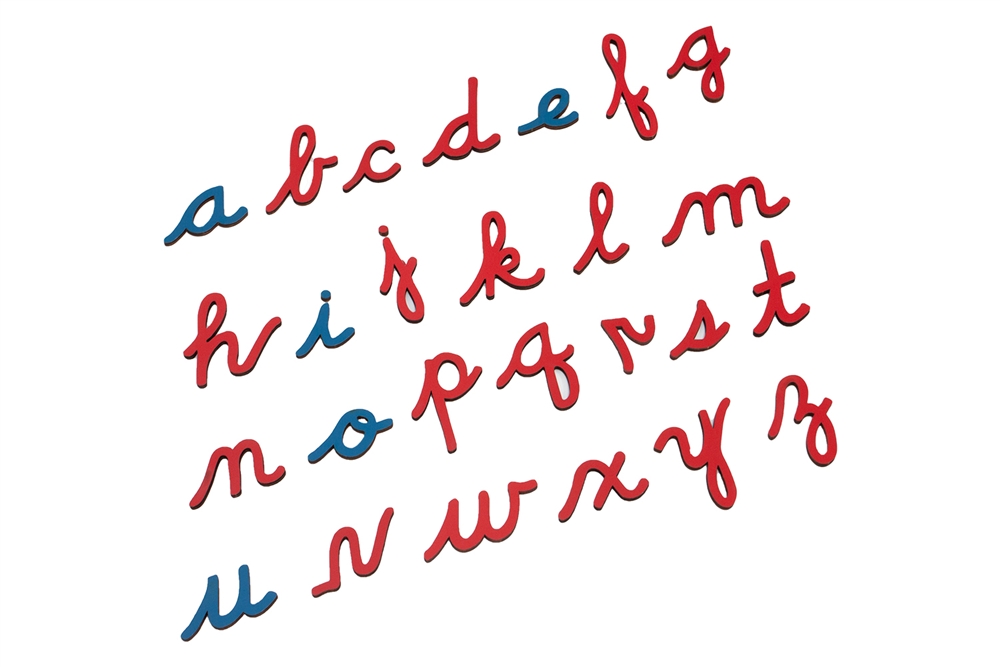 Letters for Small Movable Alphabets: Cursive