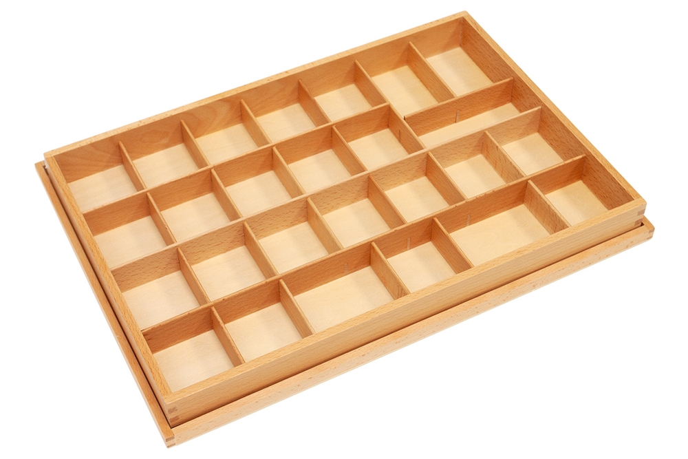 Box for Small Movable Alphabets: Cursive