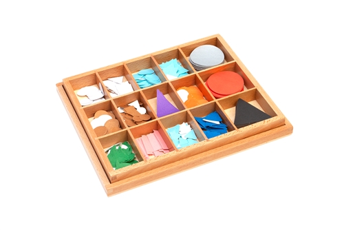 Paper Grammar Symbols in a Box with fifteen compartments