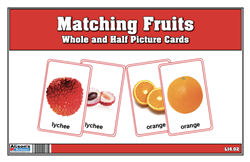 Fruit Matching Cards- Whole and Half - Complete Set