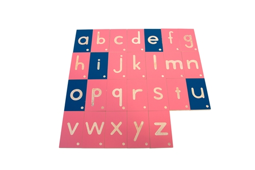 Lowercase Print Tracing Board (Tiles Only)