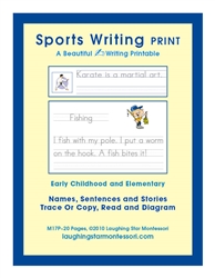 Montessori Materials - Sports Story Writing Masters - Print