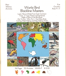 Montessori Materials: World BIrds Print