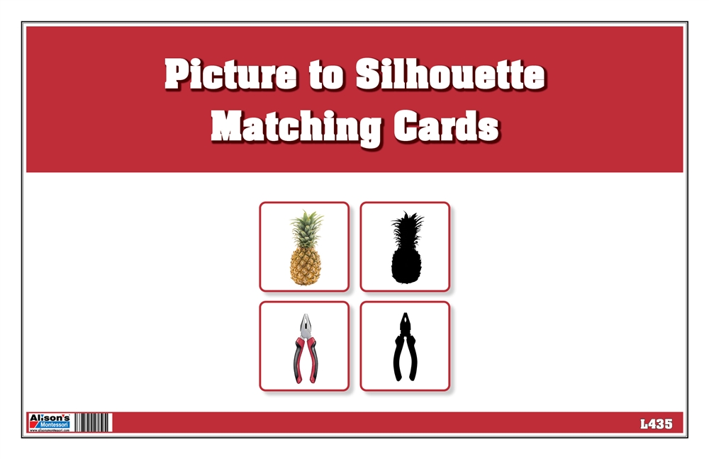 Picture to Silhouette Matching Cards (Printed)