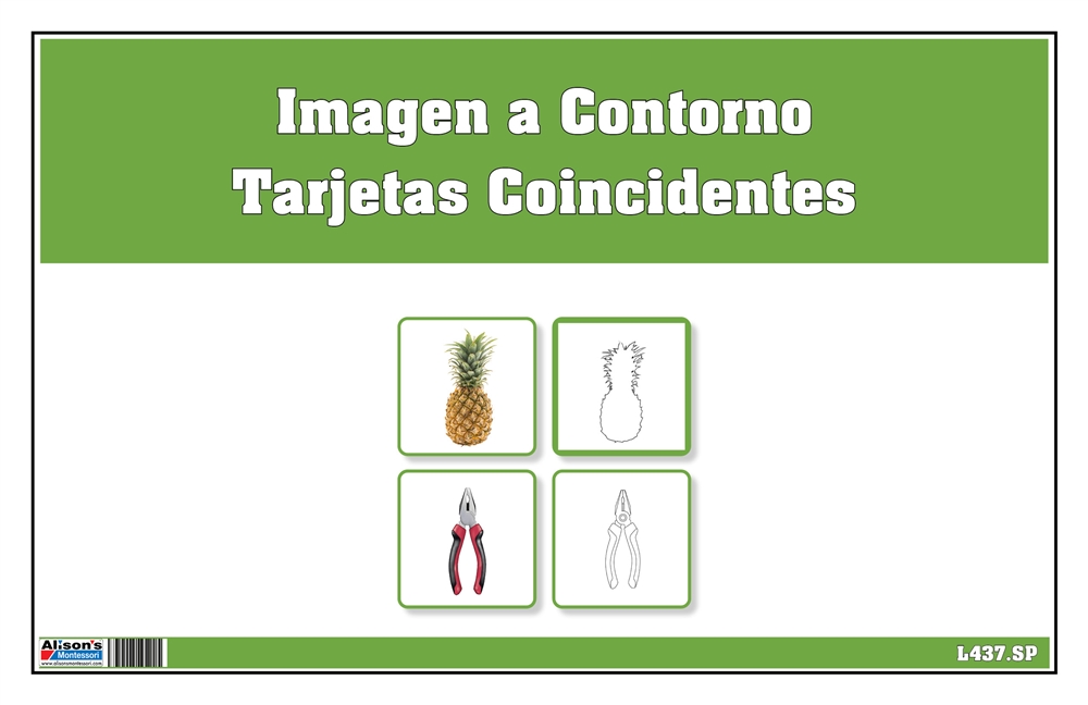 Imagen a Contorno Tarjetas Coincidentes (Printed)