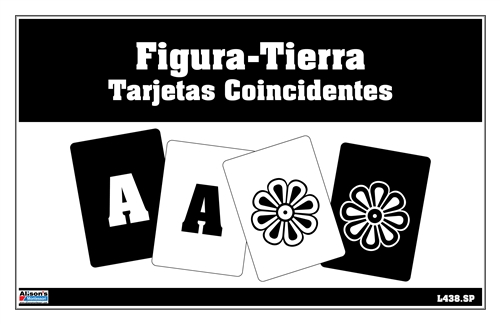 Tarjetas de combinación de figuras y suelos