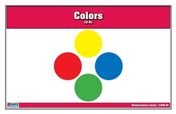 Colors  Nomenclature Cards  (3-6) (Printed)