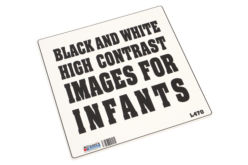 Black & White High-Contrast Pattern Cards