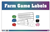 Montessori Materials: Farm Game Labels (Printed)