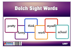 Dolch Words (Pre-k - Third Grade and Nouns)