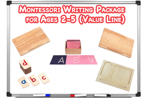 Montessori Writing Package for Ages 2-5 (Value Line)