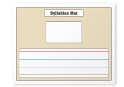 The Study of Syllables: Cloth Mat