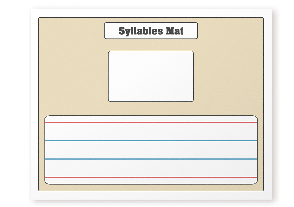 Syllable Cloth Mat