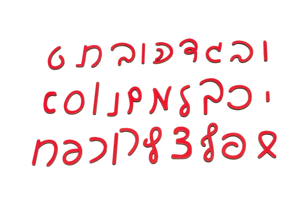 Letters for Small Movable Alphabet: Hebrew