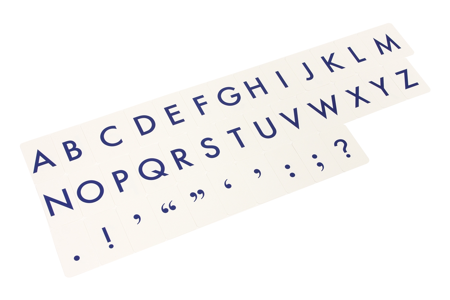 Plastic Printed Alphabets w/out Box
