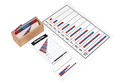 Blue and Red Number Rods (Complete Set)