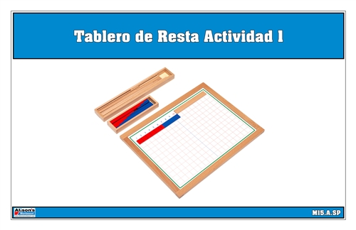 Tablero de Resta Actividad I (Printed)