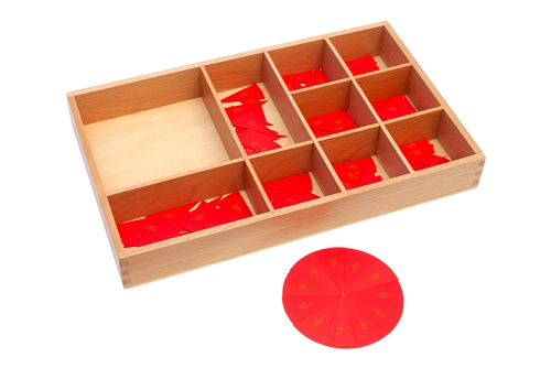 Cut Out Labeled Fraction Circles w/Box (11-20)