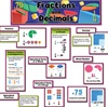 Fractions and Decimals Mini Bulletin Board Set