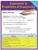 PRE-ALGEBRA EXPONENTS & PROPERTIES