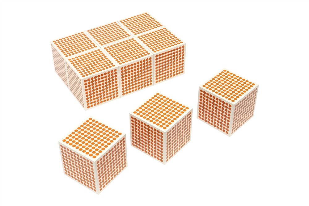 Montessori Wooden Nine Thousand Cubes