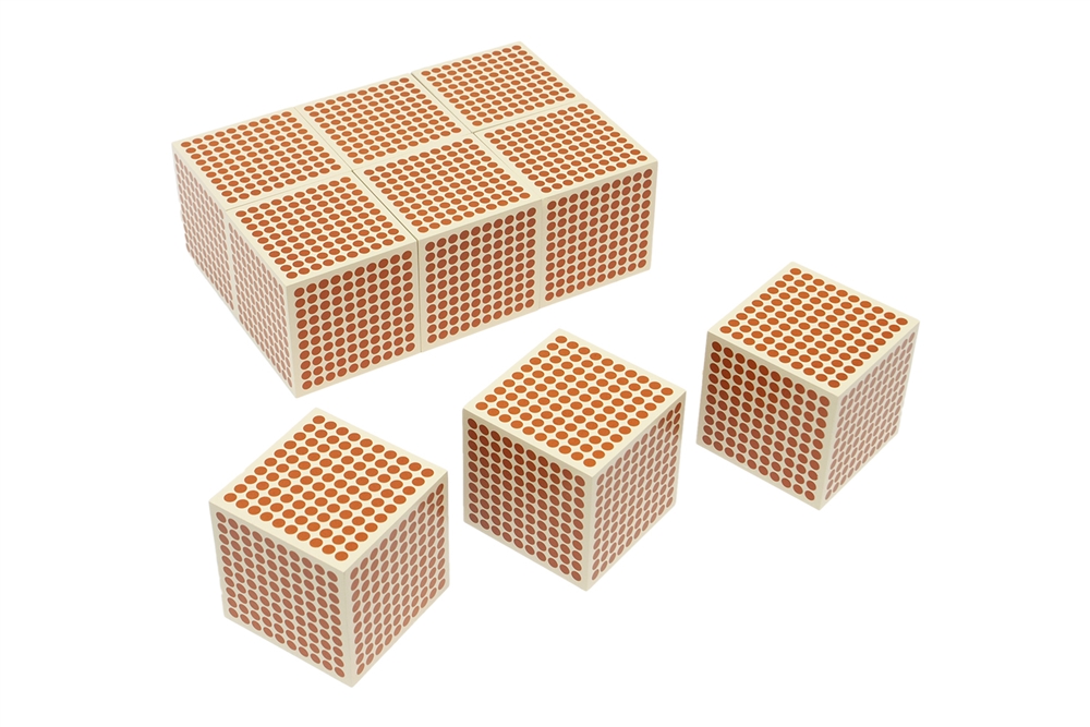 Wooden Nine Thousand Cubes