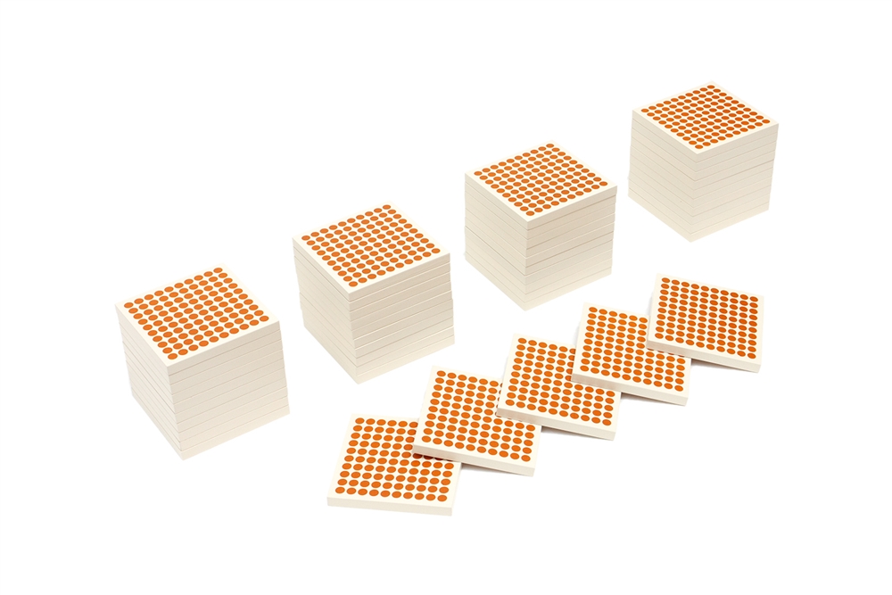 45 Wooden Hundred Squares