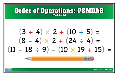 Order of Operations: PEMDAS (Task Cards)