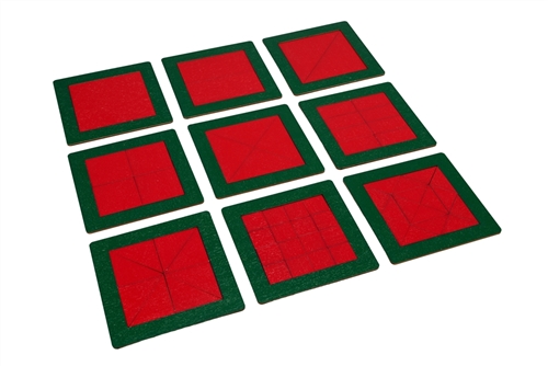 Wooden Squares and Rectangles (Homeschool)