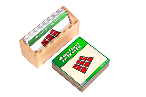 Wooden Squares and Rectangles (Homeschool) - Complete Set