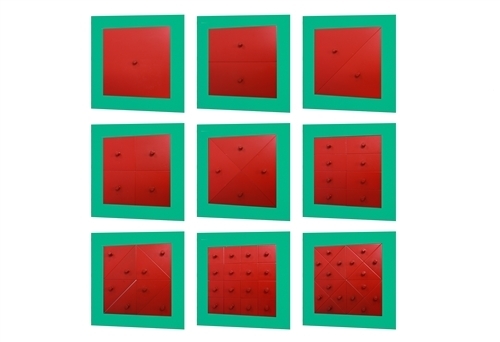 Metal Squares and Rectangles with Stands - Complete Set