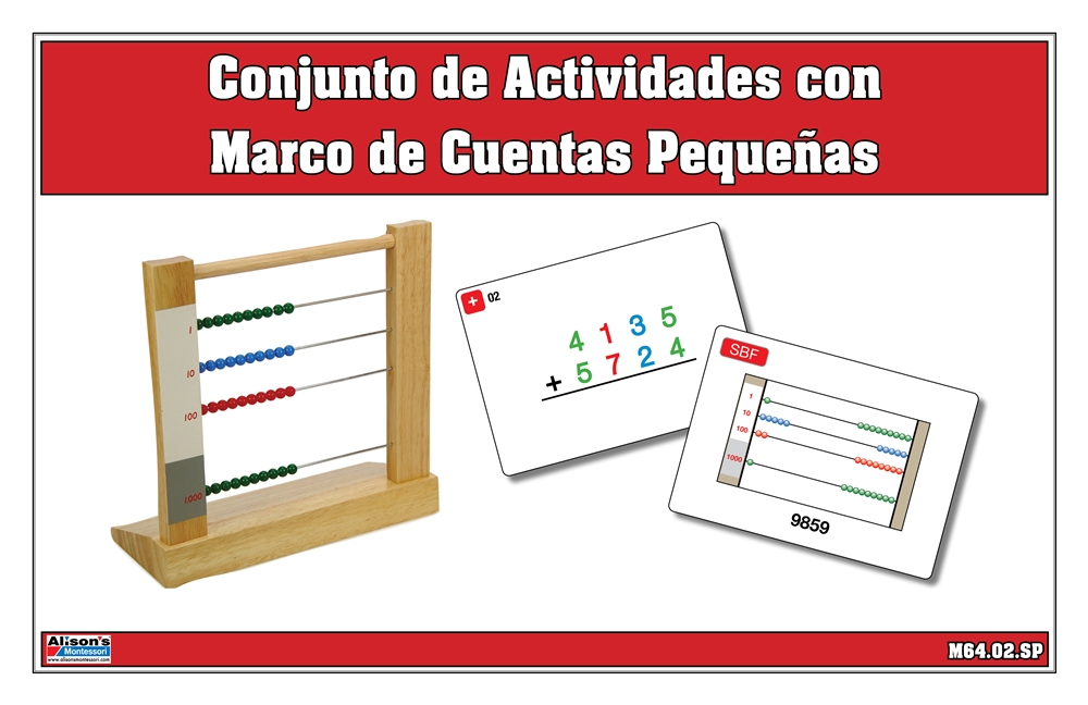 Conjunto de Actividades con Marco de Cuentas Pequeñas (Printed)