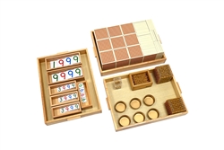 Golden Bead Material (8 mm Acrylic Individual Bead - Plastic Cards) - Complete Set (Premium Quality)