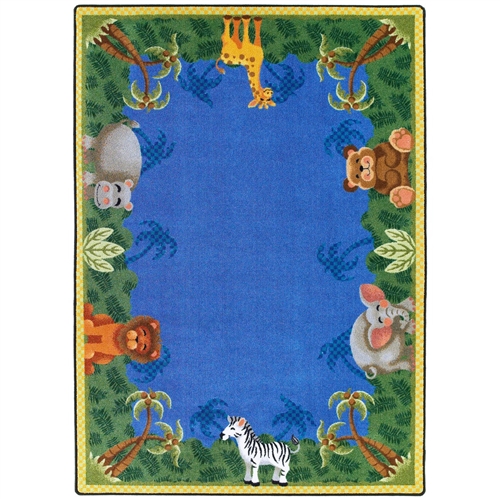 Jungle Friends (Rectangle Rug 5'4" X 7'8")