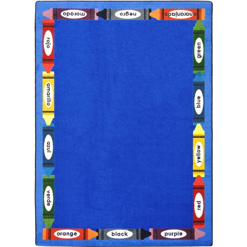 Bilingual Colors (Rectangle Rug 5' 4" x 7' 8")