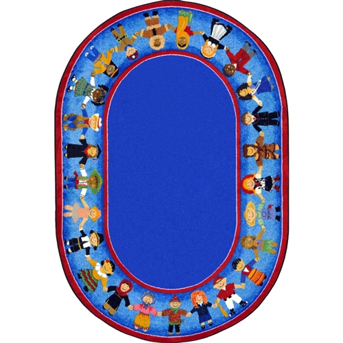 Children of Many Cultures (5'4" x 7'8" Oval)