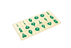 Botany Leaf Shapes Puzzle and Control Chart (Premium Quality)