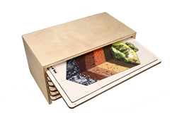 Rectangular Cabinet for Six Science or Geography Puzzles